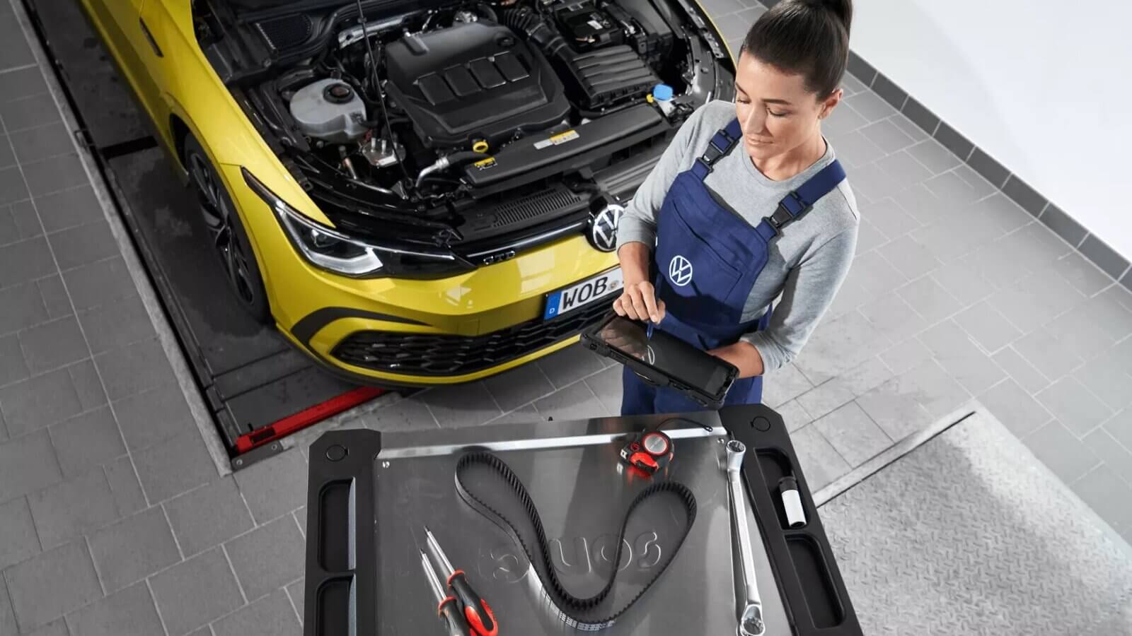 Wymiana klocków hamulcowych Volkswagen