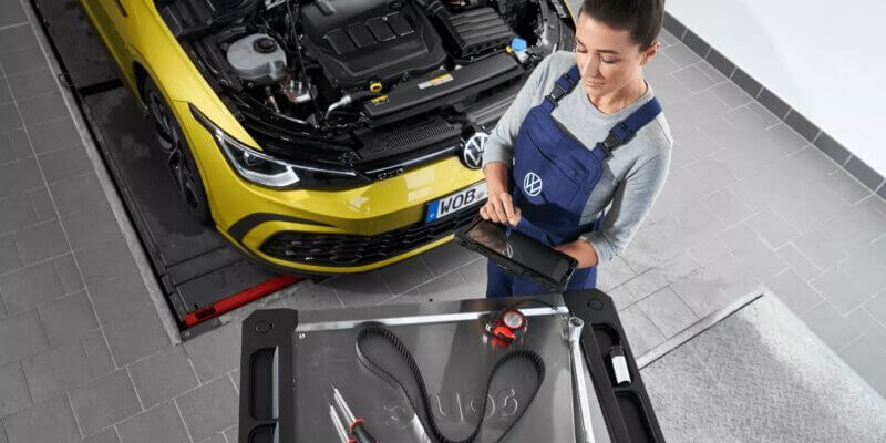 Wymiana klocków hamulcowych Volkswagen