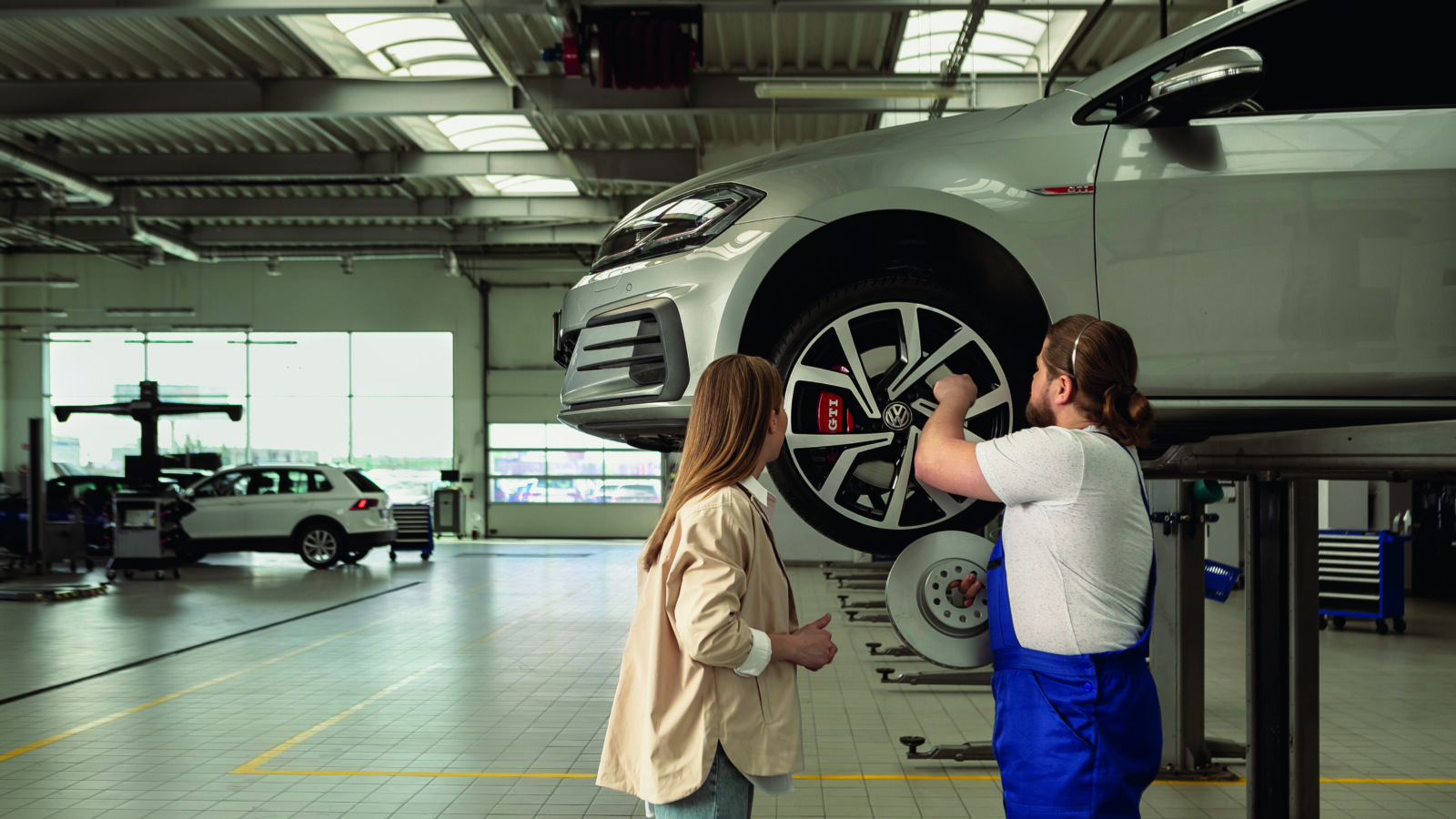 wymiana klocków hamulcowych Volkswagen