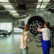 wymiana klocków hamulcowych Volkswagen